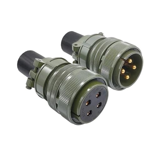 Conector militar MIL-C 32-17 circular de 4 pines MS3108A