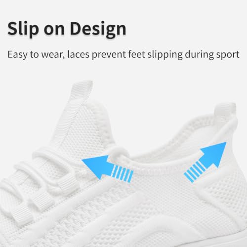 Image of Mens Running Shoes Walking Sneakers Tennis Gym Slip on Shoe | Non Slip | Workout | Breathable | Lightweight | Casual | Athletic