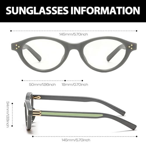 Image of DreamCalf Rectangle Fake Glasses for Women Trendy Y2K Office-Siren Blue Light Glasses with Clear Lenses