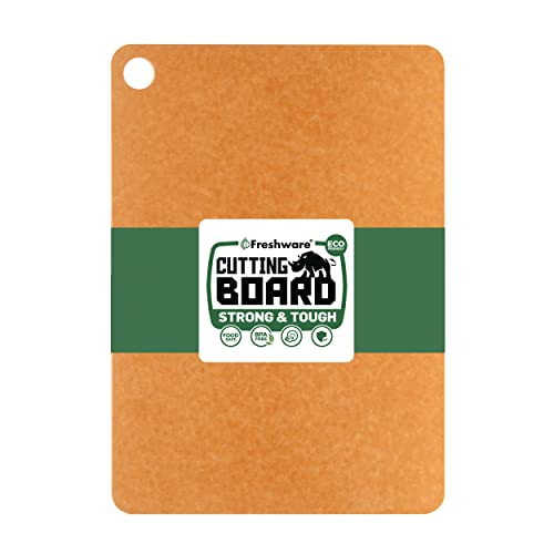 Image of Freshware Wood Cutting Board for Kitchen, Dishwasher Safe, Large, 15 inch x 11.25 inch, Natural
