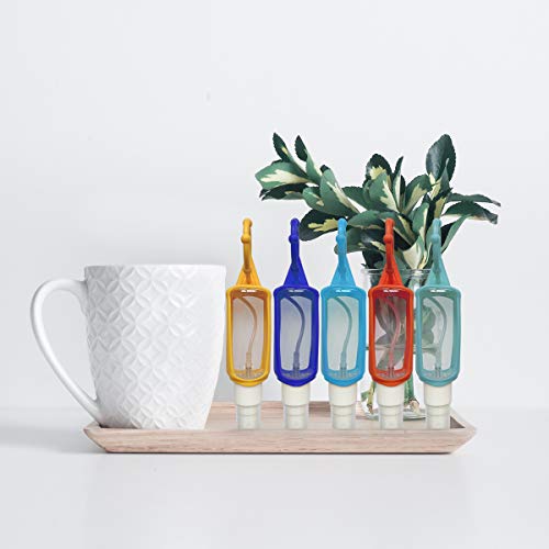 image for DARUNAXY Plastic Clear Spray Bottles Silicone Sleeve Transparent Leakp