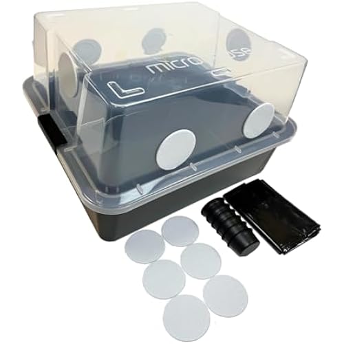 Myco Labs Grower's Select Mushroom Monotub Fruiting Chamber with Filter Disks and Liner