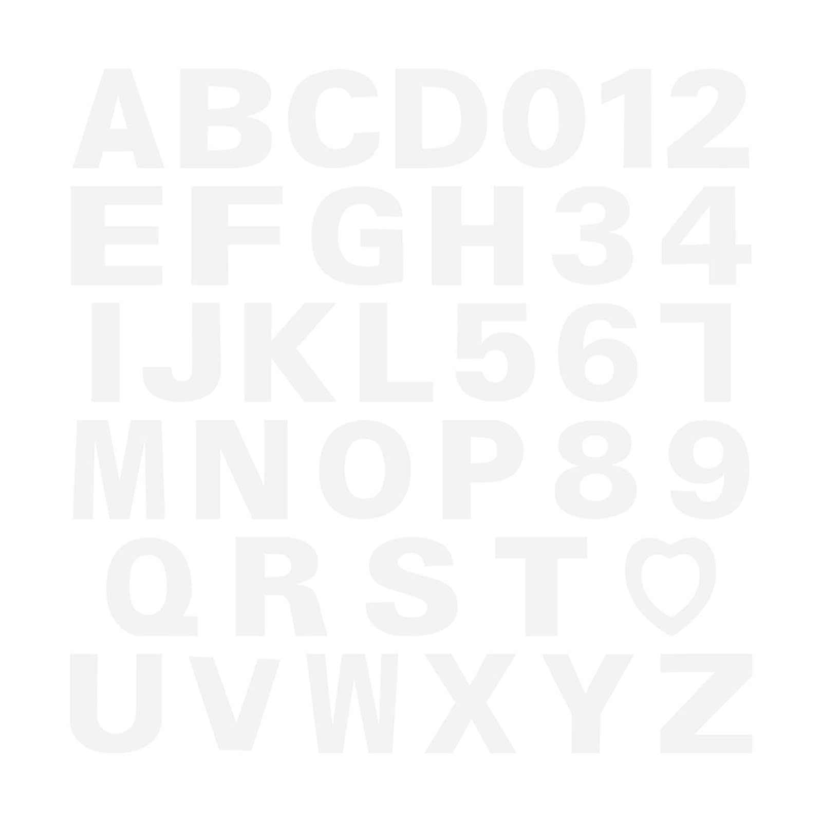 Lurrose Stencil per Torte 37 Pezzi Numeri e Lettere a Cuore in Pet, Facile da Usare e Antiaderente per Decorazione di Dolci e Matrimoni