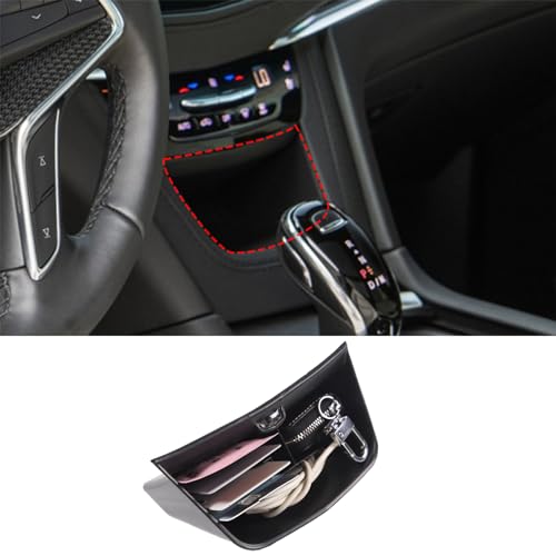 PIUGILH Customized for Cadillac XT6 XT5 Central Console Storage Box Coins Trays Cards Organizer for Cadillac XT6 XT5 2016 2017 2018 2019 2020 2021 2022 2023