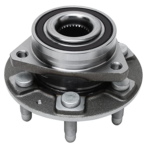 Image of Detroit Axle - 4WD Rear Wheel Bearing Hubs for GMC Acadia Chevy Traverse Enclave XT5 XT6 Wheel Bearing and Hubs Assembly 2018 2019 2020 2021 2022 Replacement Pair Hubs