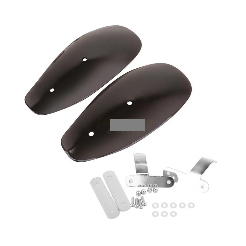 TONGUC Protections de Levier de Moto, Barre de poignée transparente pour moto, 1 paire, protège-mains, protection contre le froid, déflecteur de vent
