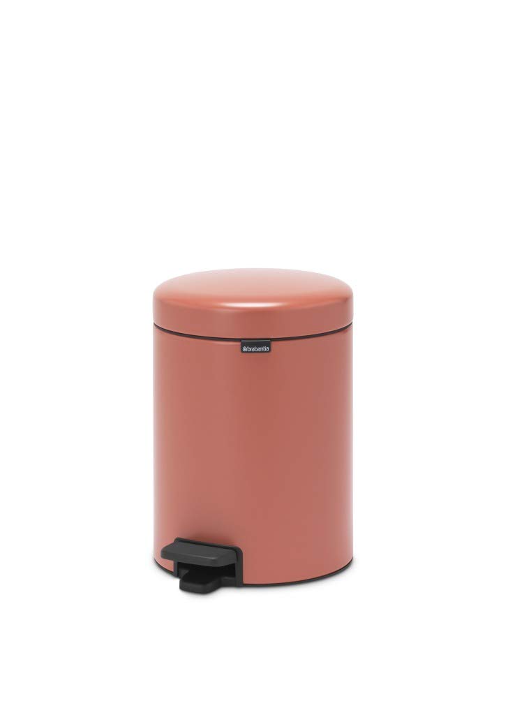 Brabantia New Icon Step Trash Can (1.3 Gal/Terracotta