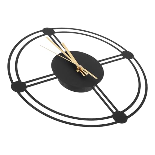 GALPADA Reloj De Pared para Jardín De Metal Reloj De Exterior Resistente Intemperie Silencioso Sin para Decoración De Sala De Estar Dormitorio Cocina Patio