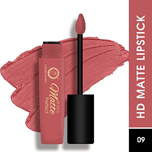 Image of Colors Queen Color It All Long Lasting Non-Transfer Lip Crayon Lipstick + Matte Perfect Long Lasting Liquid Matte Lipstick Combo (Nude Bomb, Summer Sunset)