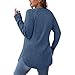 Hvyesh Womens Sweaters Tunic Pullover Long Sleeve Shirts Woman Fashion 2025 Trendy Travel Outfit Warm Tops Maternity Lightweight Sweater