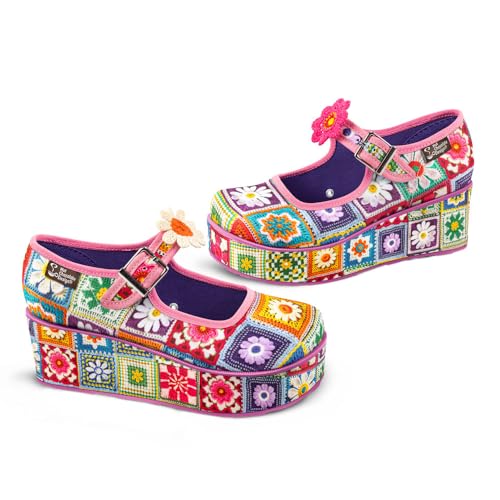 Image of Hot Chocolate Design Whimsical Women's Platform Mary Jane Shoes