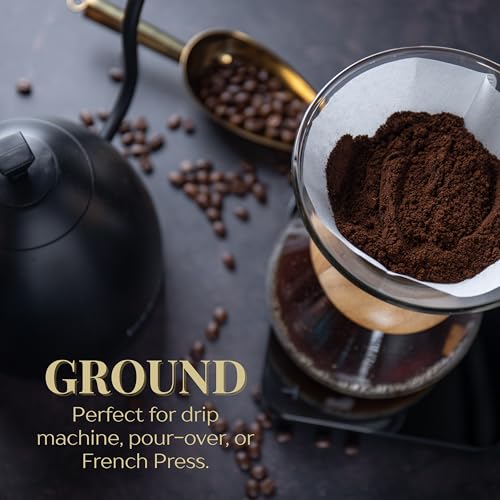 Royal Kona Coffee, Vanilla Macadamia Nut, Ground, 10% Kona Coffee Blend (40 Oz./2.5 Pound Bag) Roasted to Perfection in Hawaii