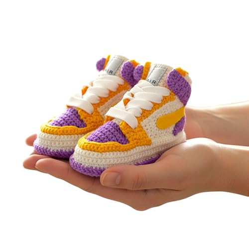 Handmade Crochet Baby Booties Jordan-Style - LA...