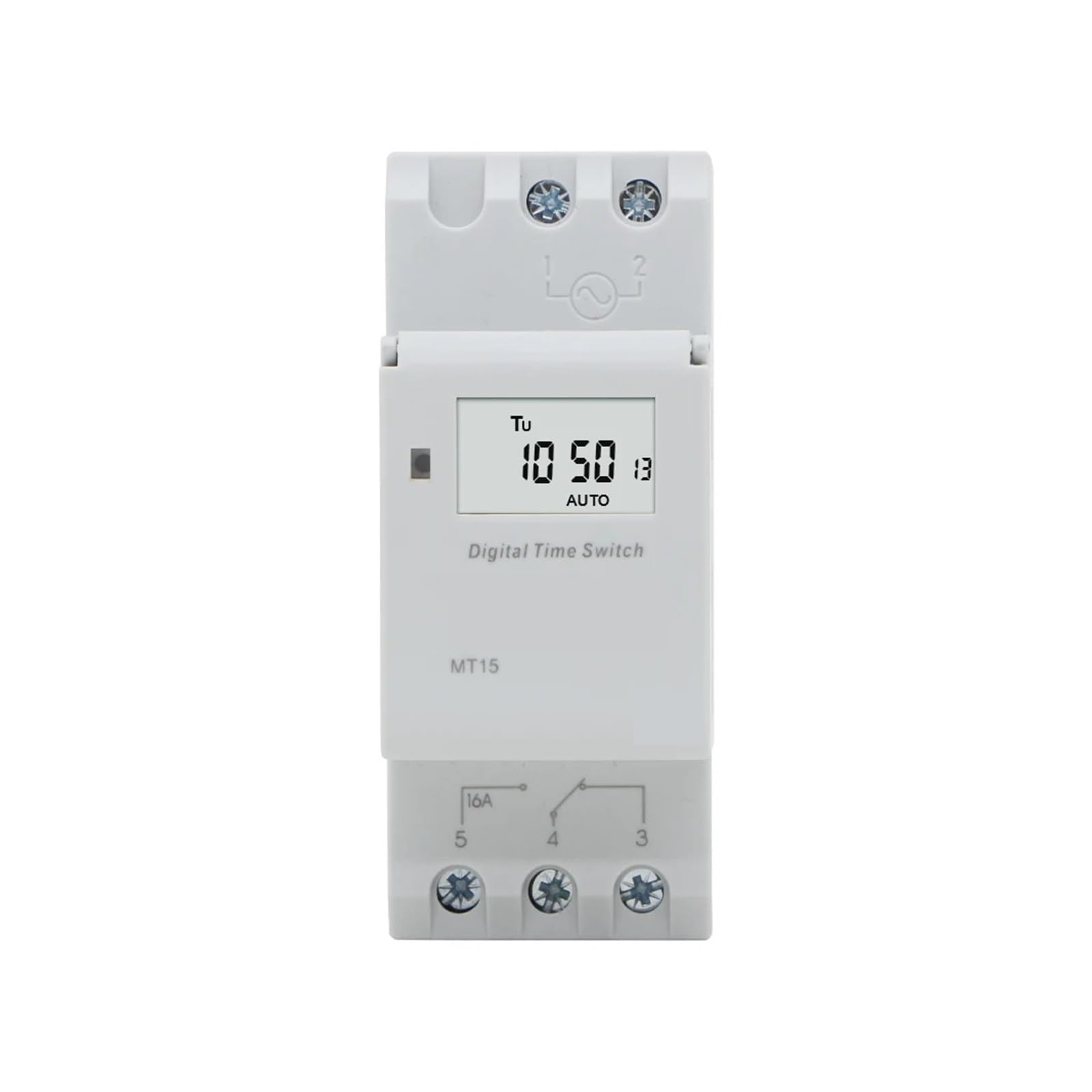 Relè Timer programmabile LCD settimanale 16A 220VAC Interruttore Timer Digitale Montato su Guida DIN