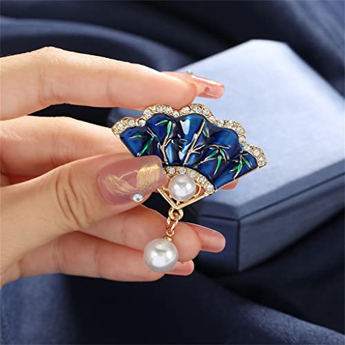 Broche en émail d'exception style chinois, accessoire rétro peint à la main - 3