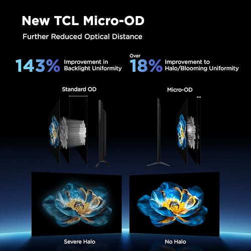 TCL 55 Inch Class QM6K Series | Mini LED QLED 4K HDR | 55QM6K, Latest Model | 120HZ-144HZ High Brightness Smart Google TV Dolby Atmos Onkyo Audio | Voice Remote Alexa Gaming Streaming Television - image 6