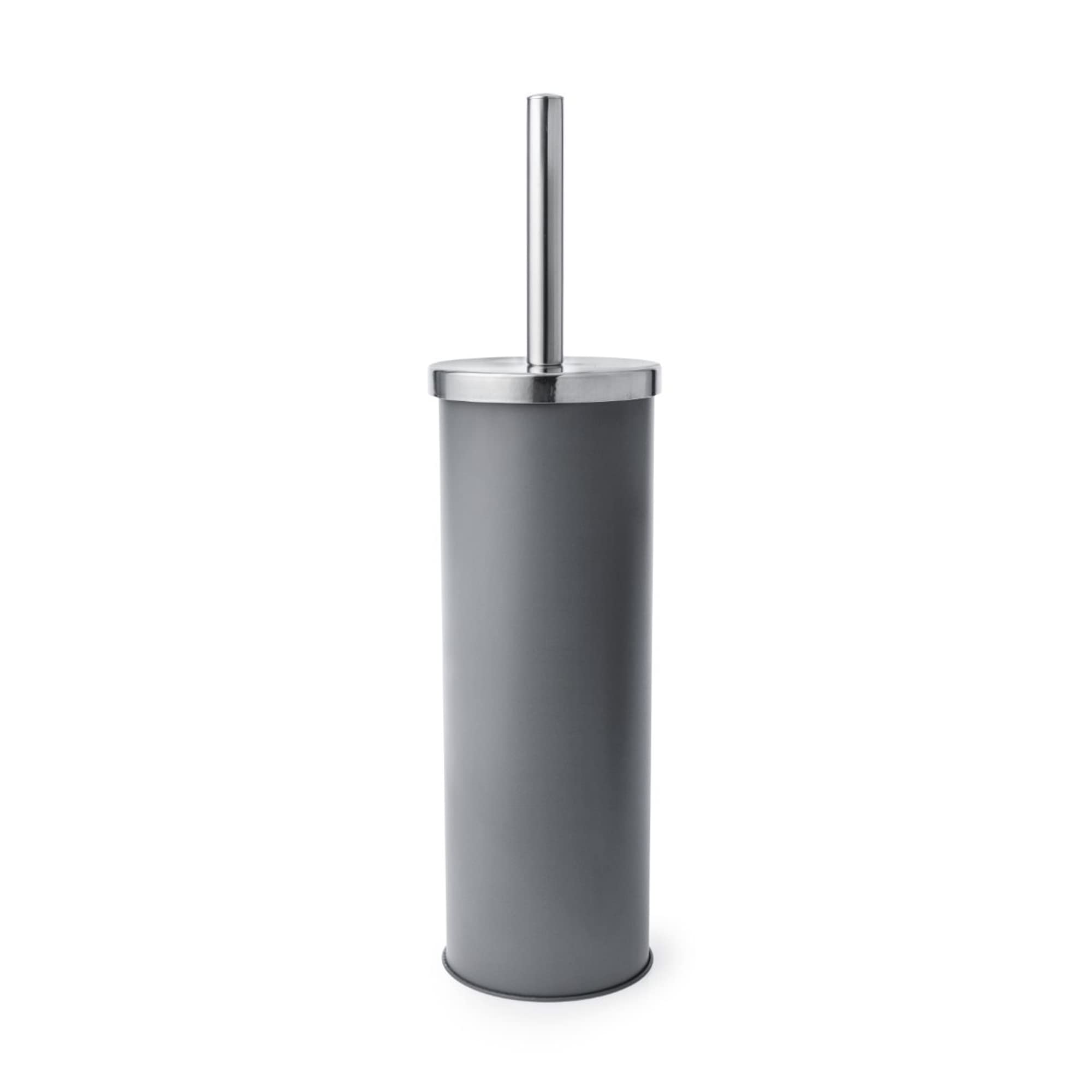 Blue Canyon Toilet Brush & Holder for Bathroom, Flexible Toilet Bowl, Stainless Steel Brush Head for Deep Cleaning, Compact Size, Elegant Design with Holder–Slate