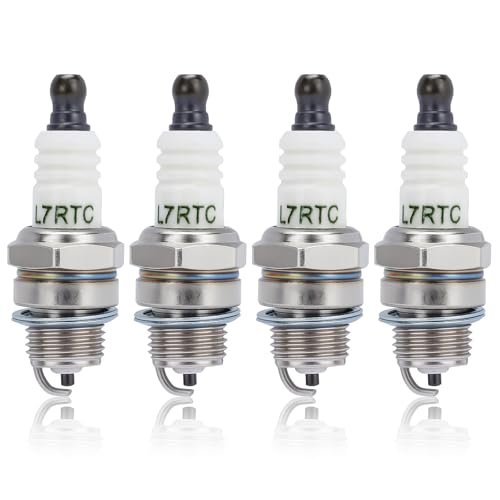 BPMR7A Spark Plug for NGK BPMR7A BPM7A Champion RCJ6Y RCJ7Y Torch LR7TC Sthil MS170 MS180 026 MS250 MS240 MS260 MS361 MS290 Chainsaw 4 PACK