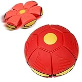 frisbee ball toy *Aus ABS-Kunststoffen. Egosy Frisbees Deformation UFO Ball with Lights Vent Ball Frisbee Deformation Ball Parent-Child Dog Beach Kids Toy Boomerang