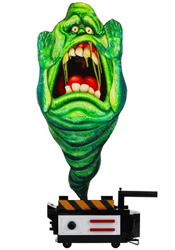 Fun Costumes Ghostbusters Ghost Trap Slimer Animated Decoration - 32 Animated Ghost Trap with Foam Slimer & Ominous Lights & Sound