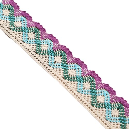 Encaje de algodón de 4 cm multicolor para costura y decoración de ropa 2