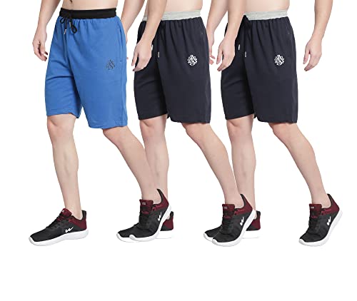 Image of OORA Men's Plus Sizes Cotton Shorts M to 5XL, 28 to 48 Inches Waistline