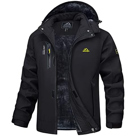 MAGCOMSEN Men's Waterproof Winter Ski Jacket Cover
