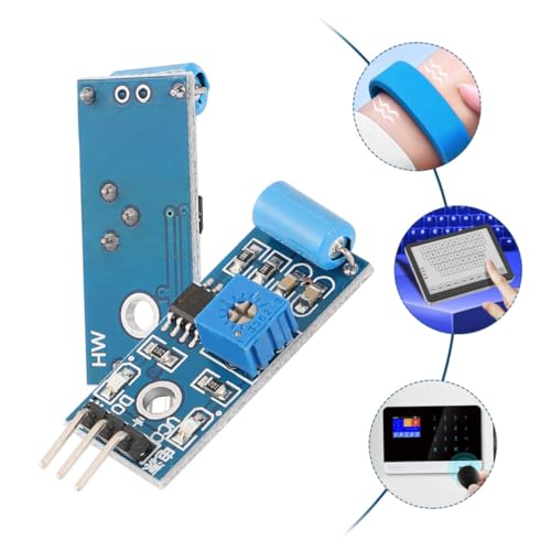 Interrupteurs électriques tension clignoter et module capteur basculer bleu