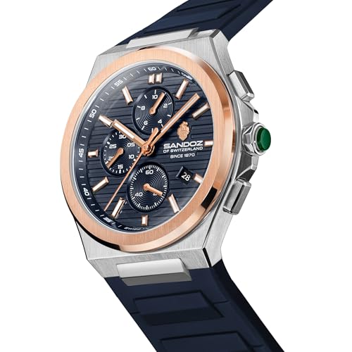 Image of SANDOZ Chanet Premium Quartz Chronograph Swiss Made Watch for Men - SZWGO0000827