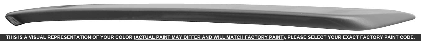 Dawn Enterprises IMP14-FM Factory Style Flush Mount Spoiler Compatible with Chevrolet Impala - Silver ICE Metallic WA636R (GAN)