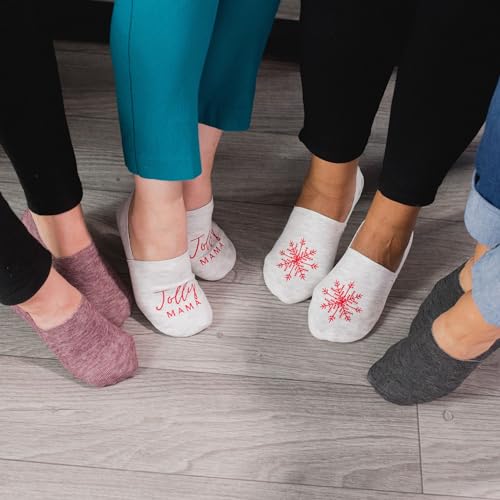 Image of No Show Cushion Lounge Slipper Sock for Women with Anti-Skid Bottom and Heel Grippers