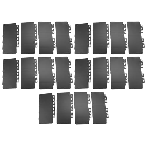 Intercalaires pour disques vinyles et DVD avec alphabet A-Z lot de 130