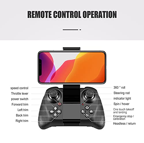 Zylina V4 Kamera Drohne Dual Kamera Profession Elle 4k HD Fernbedienung Mini Drohne Tragbare Faltbare Quadcopter Für… – Bild 5