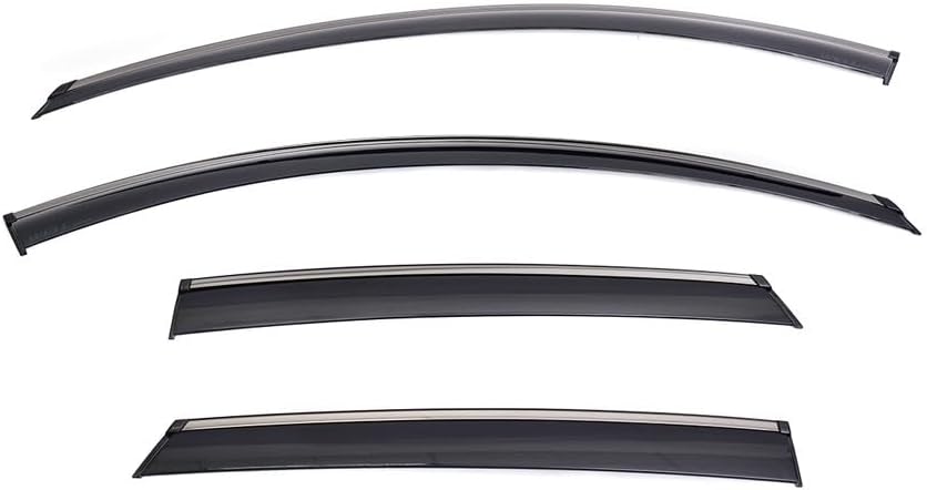 WellVisors Window Visors Wind Deflectors Compatible with Kia Sportage 2023-2026 with Black Trim Rain Guards 3-847KA030