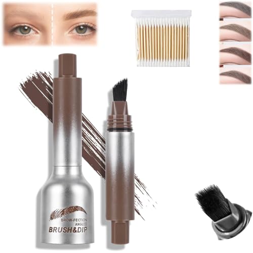 Pagevine Brush Brow, Liftique Eyebrow, Liftique - Instant Brow Brush, Revorie Brow-Fection, Liquid Eyebrow Brush, Brow-Fection Angled Brush & Dip (1pcs,03Light Brown) -  UNIHPY, 524165
