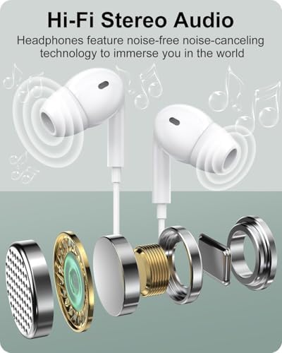 Infomax® Type-C Kablolu Kulaklık – Mikrofonlu, 45° Ergonomik Tasarım, Hi-Fi Stereo Ses, Bas Güçlü, Tüm Type-C Telefonlarla Uyumlu (Silikonlu) - Görsel 4