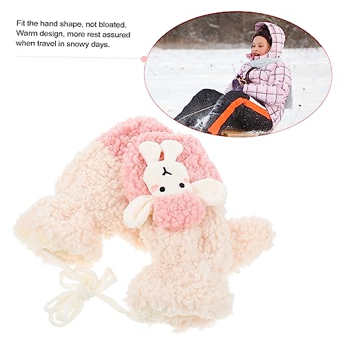 Cute Gloves for Women Plush Gloves Winter Full Cover Mittens Winter Warm Mittens for Girls3
