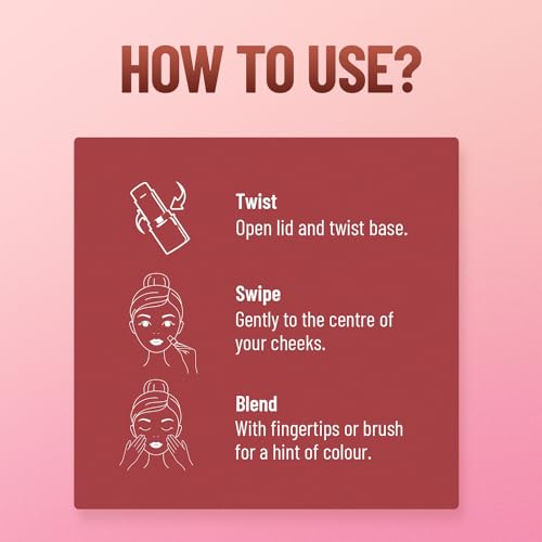 Swiss Beauty Cheek It Up Blush for Cheeks|Lumi-Matte Finish | Lightweight | Easily Blendable | With Jojoba Oil | Shade- Buffed with Rose, 8g - Image 6