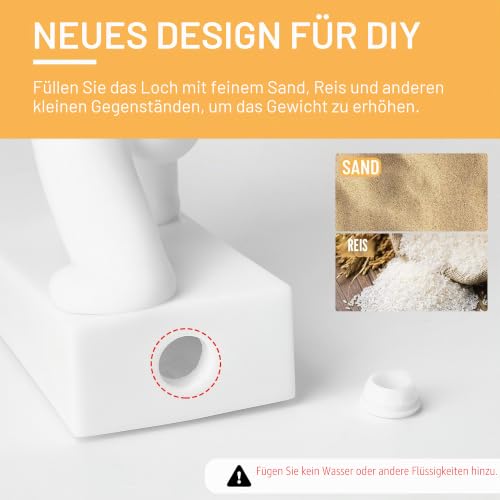 Omoojee Niedlicher Türstopper, dekorativ und robust, gut gestalteter Buddy-Türstopper, effektiv, um Ihre Tür offen zu halten (1 Stück)