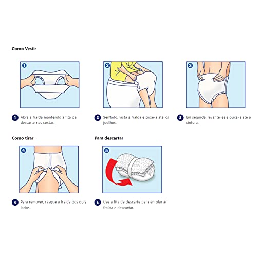 Lifree Fralda Geriátrica Tipo Calça Super Conforto G/ Xg 8 Unidades