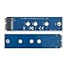 Suckoo for MacBook Air Pro 2013 2014 2015 2016 2017 A1465 A1466 A1398 A1502 to NVME M-Key M.2 PCI-E 4.0 SSD Hard Drive 2230 2242 2260 2280 Adapter Converter Blue