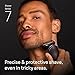 Braun Electric Razor for Men Series 7, Electric Shaver, Extra Head, Precision Trimmer, 4-in-1 Clean & Charge Center, Case, S7 7185cc