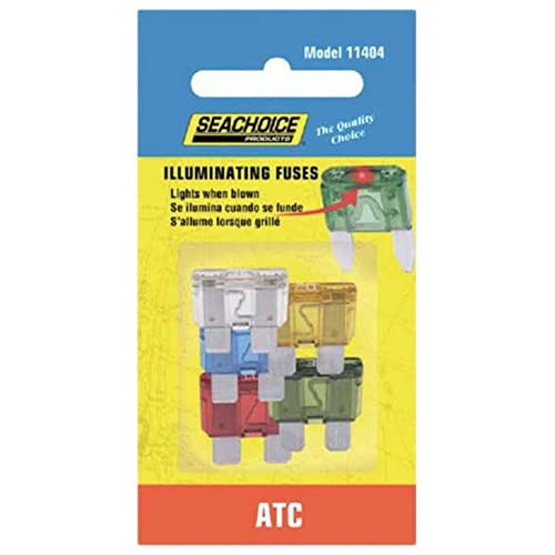 Fusibles ATC Seachoice SC11404 surtido de fusibles planos para barcos y coches 5 ud
