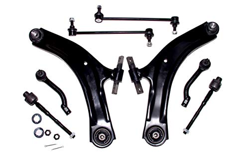 CXFDDV 8PC Fit Lower Control Arm Tie Rids For 08-13 Rouge 14-15 Rouge Select