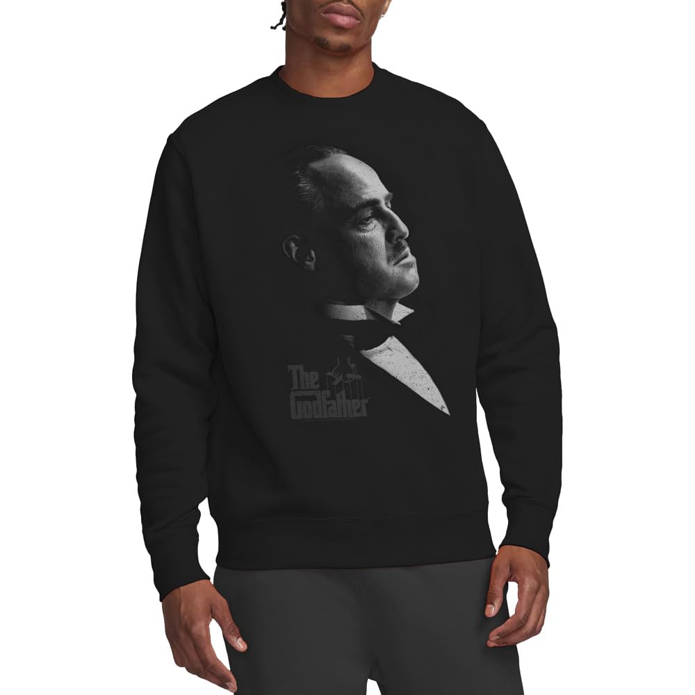 Godfather Graphic Vito Crew Sweatshirt, Black, Medium