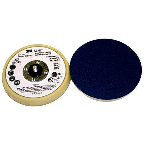 3M Stikit Low Profile Finishing Disc Pad - For Adhesive Backed Discs - Metal Finishing Backup Pad - 5' x 11/16' x 5/16-24 External - 5545