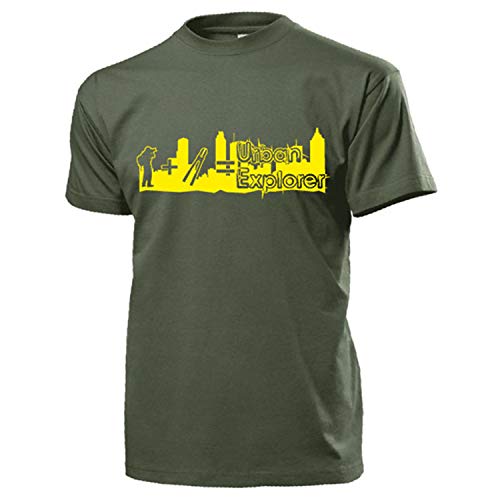 T-shirt Urban Explorer City Ruine #17648 vert olive taille M
