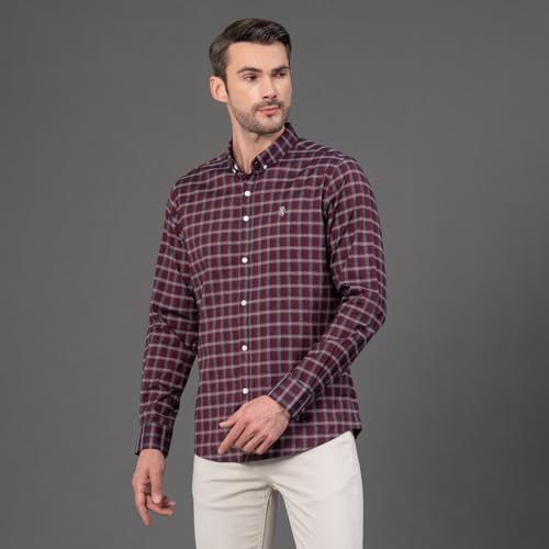 Image of Red Tape Men's Cotton Regular Fit Shirt