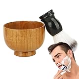 Men Shaving Brush - Professional Hair Shave Bristle Brush,Reusable Face Cleaning Makeup Tool Portable Travel Set for Holidays Birthday Thanksgiving
