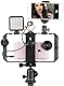 Ulanzi U-Rig Pro, Smartphone-Video-Rig, Filmemach-Hülle, Telefon-Video-Stabilisator-Griff, Stativhalterung für Videomachen, Filmemacher, Videomacher für iPhone X 8 Plus, Samsung
